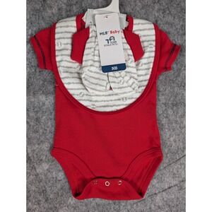 St. Louis Cardinals | Team Athletics | Red | Infant | Bodysuit Bib‎ Booties | 3M